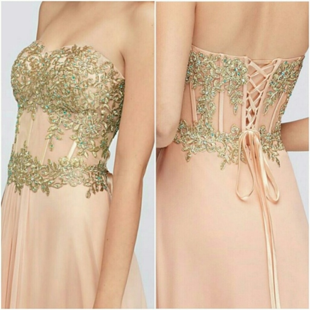 🍒NWT🍒 BLONDIE NITES CORSET BALL GOWN - Picture 4 of 8